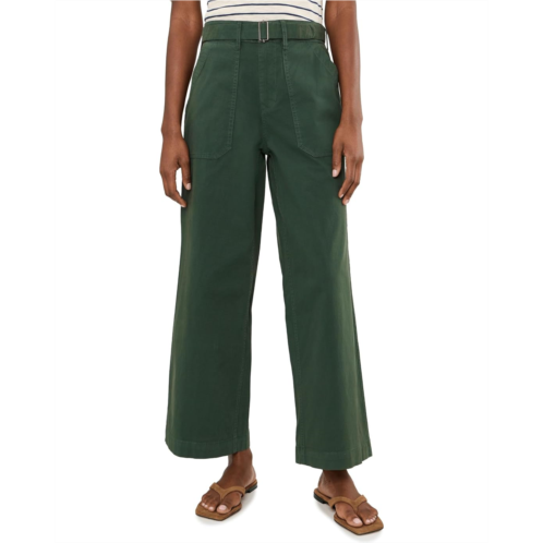NICZOE Highland Wide Leg Soft Stretch Belted Ankle