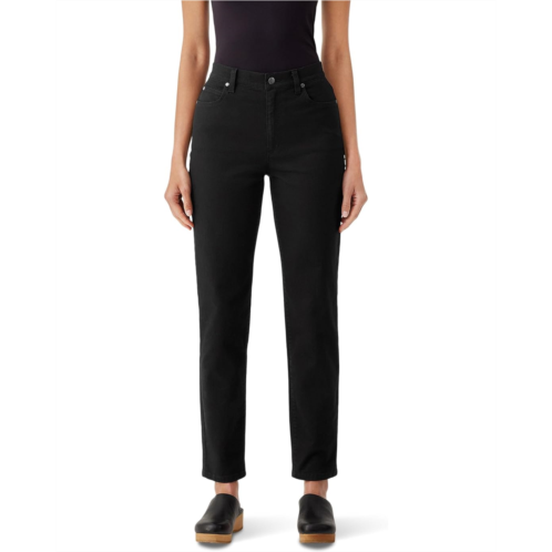 Eileen Fisher High Waisted Slim Full Length Jeans