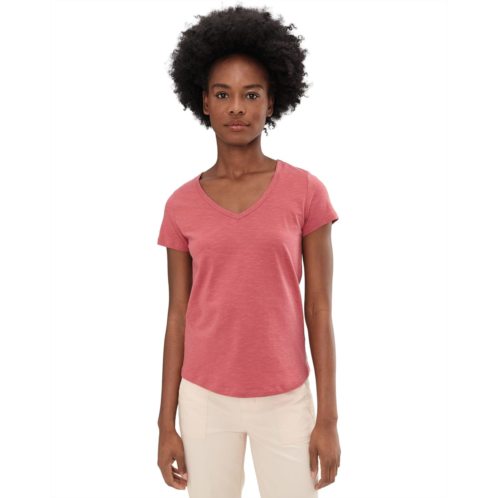 Womens Toad&Co Marley Short Sleeve V Tee