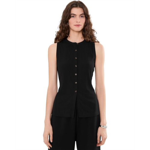 Womens Varley Latia Button Through Tank