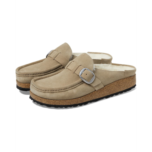 Womens Birkenstock Buckley Shearling Clog - Suede