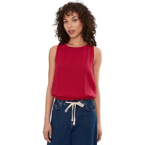Womens Michael Stars Janelle Tie Neck Tank