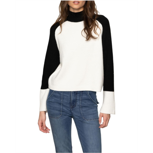 Womens Sanctuary Downtown Mock Neck Sweater