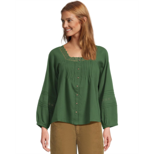Womens Toad&Co Manzana Peasant Long Sleeve Shirt