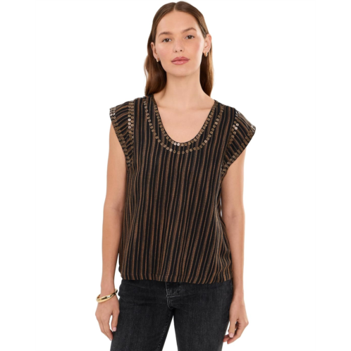 Womens Sanctuary Outsider Embellished Shell Tops