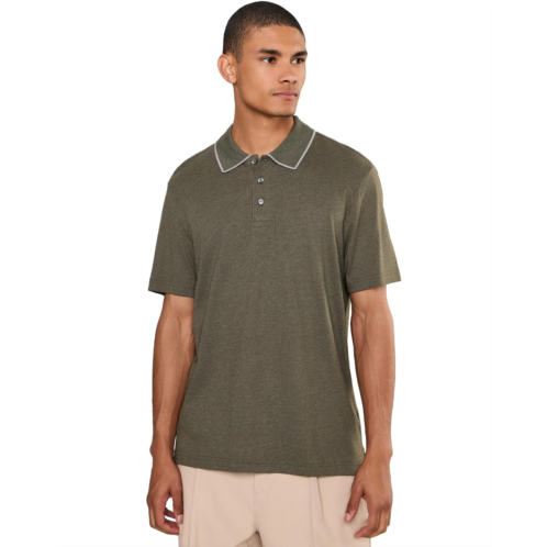 Mens Faherty Short Sleeve Movement Pique Polo