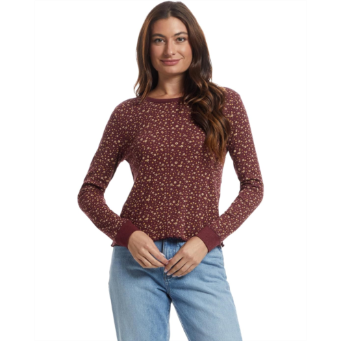 Womens Toad&Co Foothill Pointelle Long Sleeve Crew II