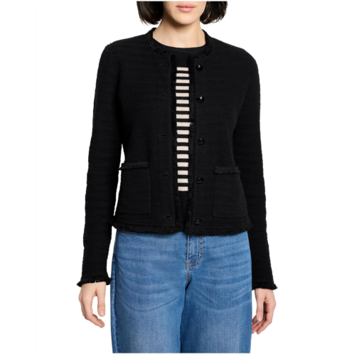 NICZOE Fringe Mix Femme Knit Jacket