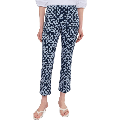 Elliott Lauren Chainlink - Elastic Waist Pull On Boot Cut Pants