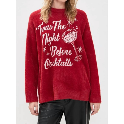 Show Me Your Mumu twas the night knit sweater in red