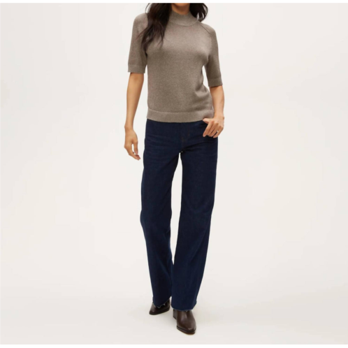 Michael Stars sabel metallic sweater in pewter