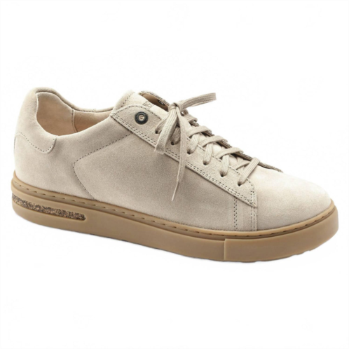 BIRKENSTOCK womens bend suede sneakers in sandcastle