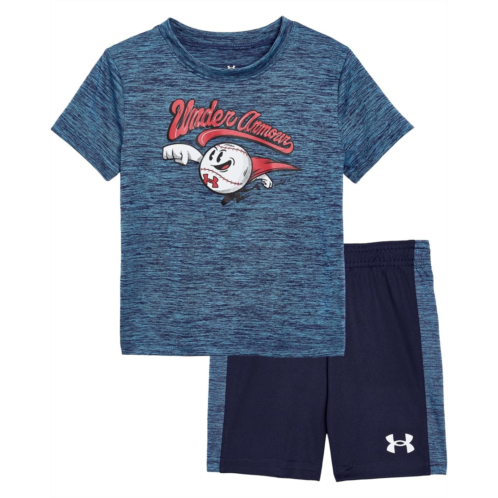 Under Armour Kids Tech Superball Short Sleeve Set (Toddler)