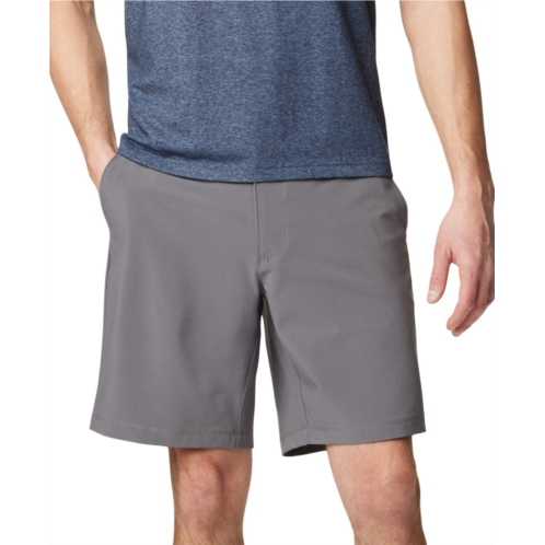 Columbia mens carter crest shorts city gray stretch flat front bermuda fts1386