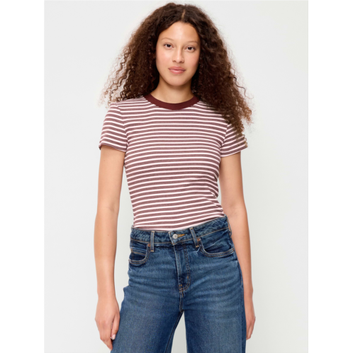OldNavy Snug Crew-Neck Ribbed T-Shirt