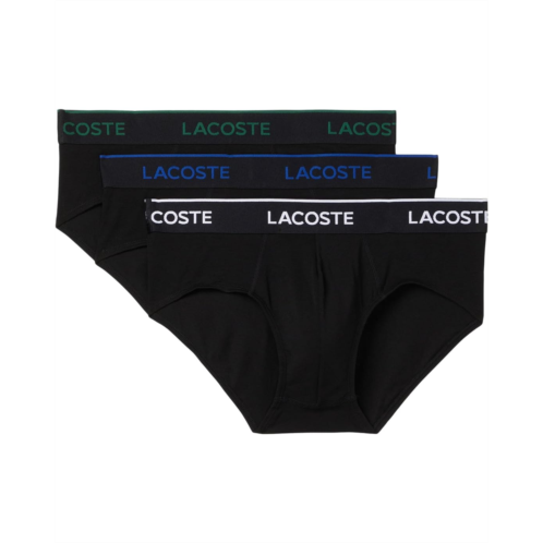 Mens Lacoste 3-Pack Cotton Stretch Essentials Briefs
