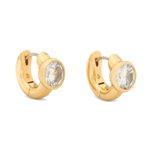 Kate Spade New York Keep Sparkling Round Double Huggies