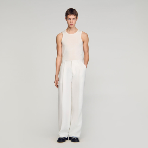 Sandro linen suit trousers
