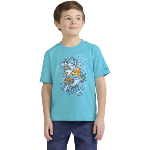 Boys Hurley Kids Shark Tatt T-Shirt (Little Kid)