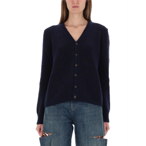 MAISON MARGIELA textured knit v-neck cardigan