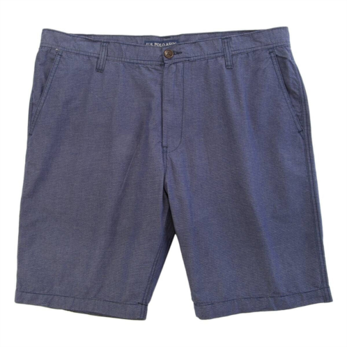 U.S. Polo Assn. mens horizontal shorts navy textured hartford chino jdm995