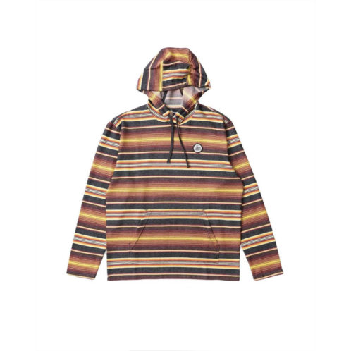 Hurley modern surf poncho long sleeve top in black
