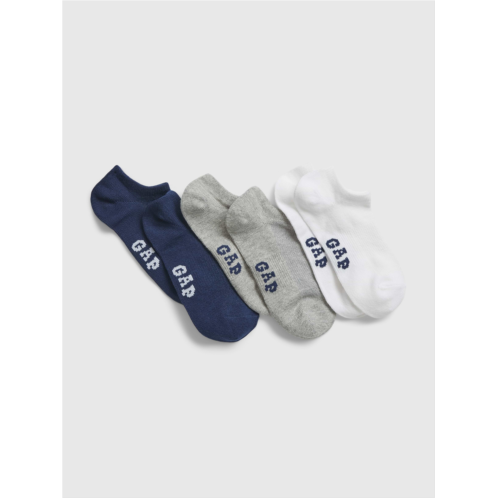 Kids Gap Logo No-Show Socks (3-Pack)