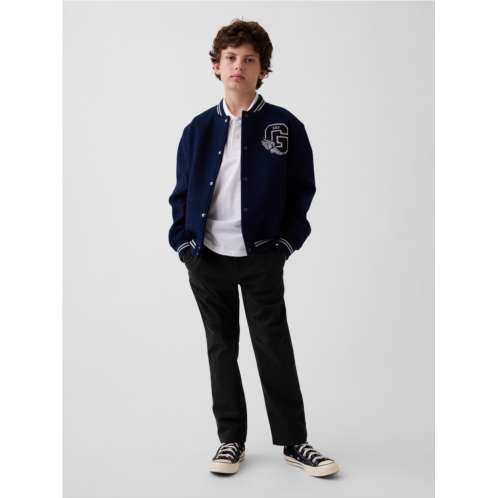 Gap Kids Modern Uniform Slim Khakis