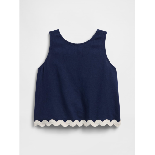Gap Kids Linen-Blend Tank Top