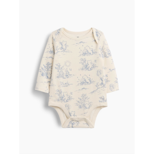 Gap Baby First Favorites Organic Cotton Bear Toile Bodysuit