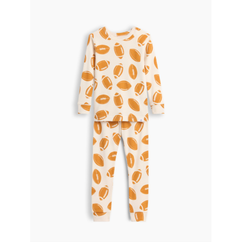 Gap Baby & Toddler Organic Brushed Cotton Football PJ Set