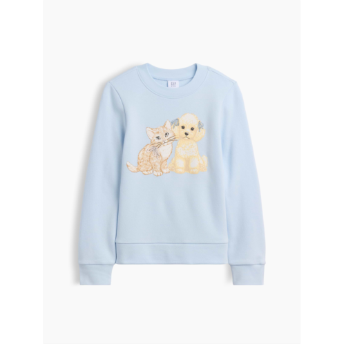 Gap Kids Crewneck Graphic Sweatshirt