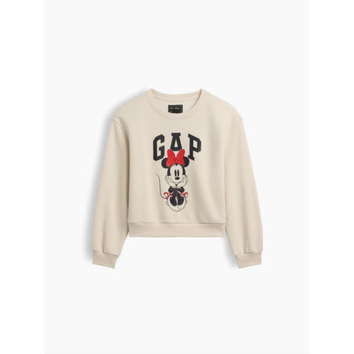 GapKids × Disney Minnie Mouse Relaxed Wedge Crewneck Sweatshirt