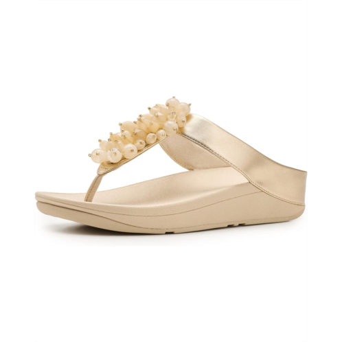 FitFlop Fino Bead-Cluster Toe-Post Sandals