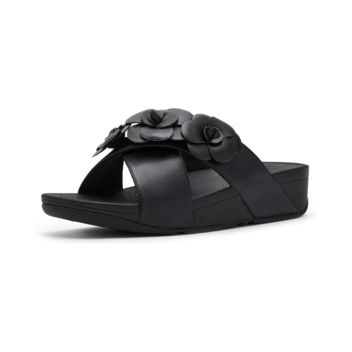 FitFlop Lulu Flower Cross Slides