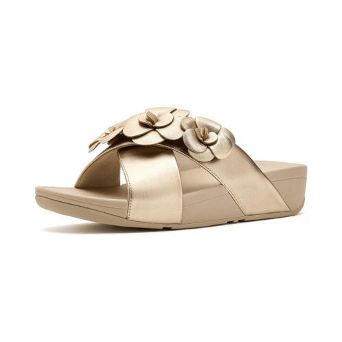 FitFlop Lulu Flower Cross Slides