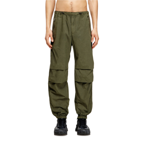 Diesel cotton cargo pants with side bands