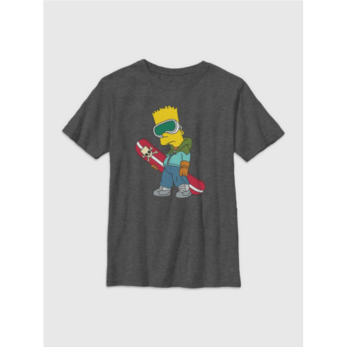 OldNavy The Simpsons Snowboarder Bart Graphic T-Shirt for Kids
