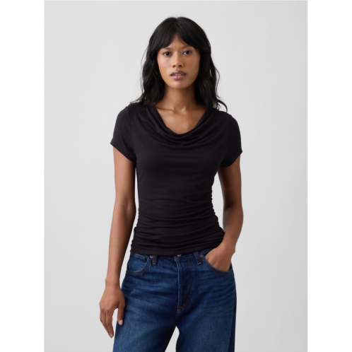 Gap Stretch Jersey Cowl-Neck Top