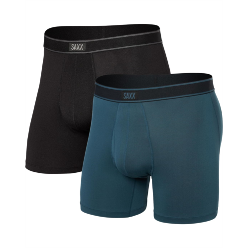 Mens SAXX UNDERWEAR Daytripper Boxer Briefs Fly 2-Pack