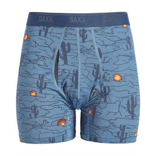 SAXX UNDERWEAR Quest Quick-Dry Mesh Boxer Briefs Fly