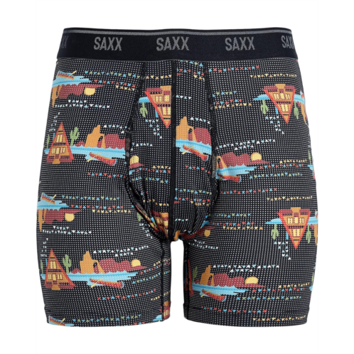 SAXX UNDERWEAR Quest Quick-Dry Mesh Boxer Briefs Fly