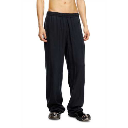 Diesel drawstring pants in faded twill