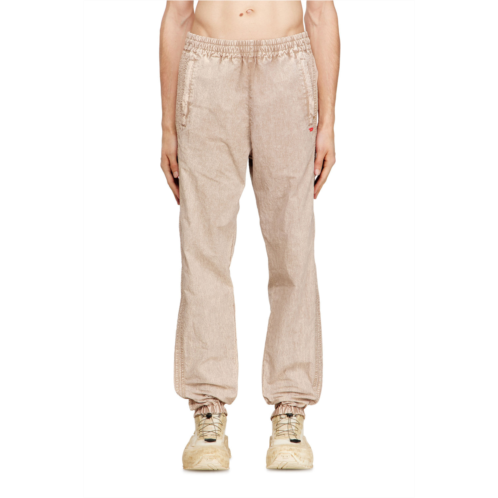 Diesel washed nylon pants with side bands