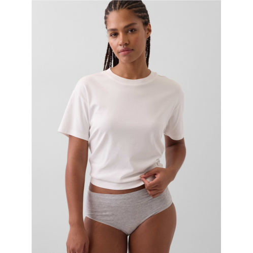 Gap Organic Stretch Cotton High Rise Bikini