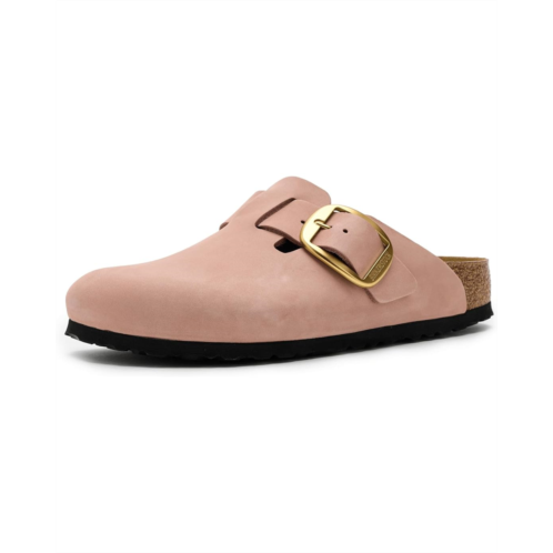 Birkenstock Boston Big Buckle Clog - Nubuck Leather