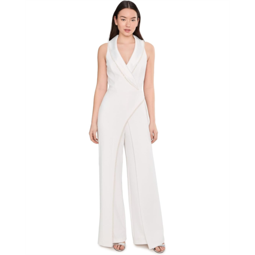 Adrianna Papell Pearl Crepe Jumpsuit