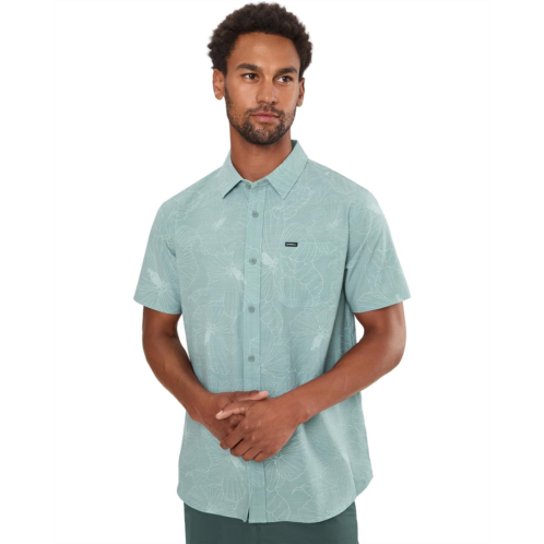Mens ONeill UPF Slub Standard Short Sleeve Woven Shirt