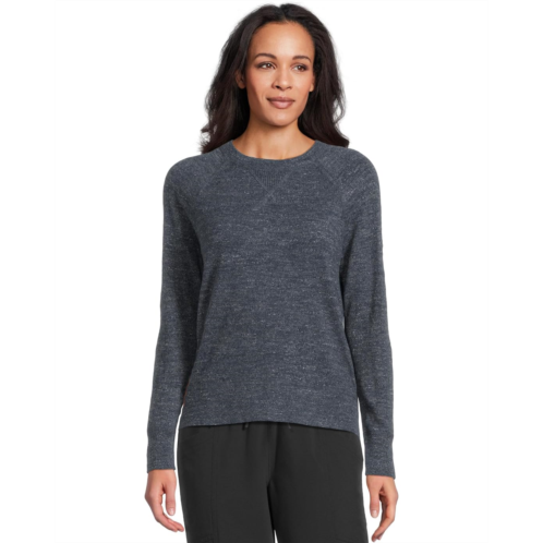 L.L.Bean Womens LLBean Organic Cotton Slub Crew Neck Sweatshirt Sweater