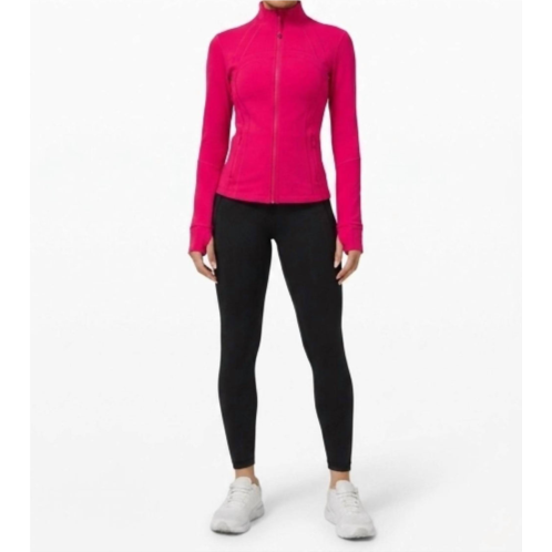 Lululemon define jacket in raspberry